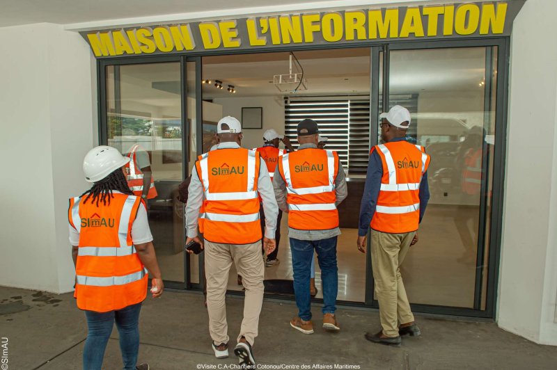Visite du Comité d'Administration au Centre des Affaires Maritimes à Cotonou